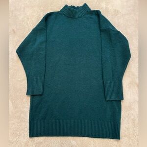Express Green Knit Sweater Dress XL